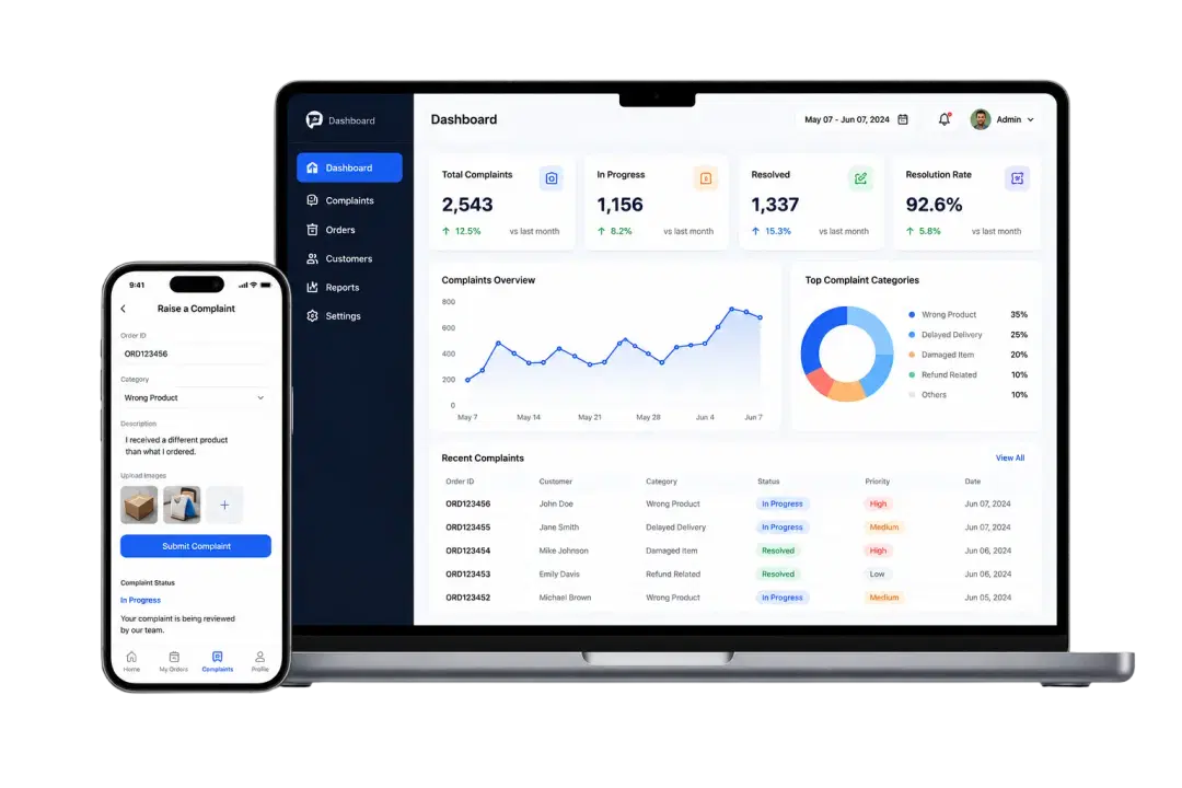 E-commerce Complaint Management Platform-image